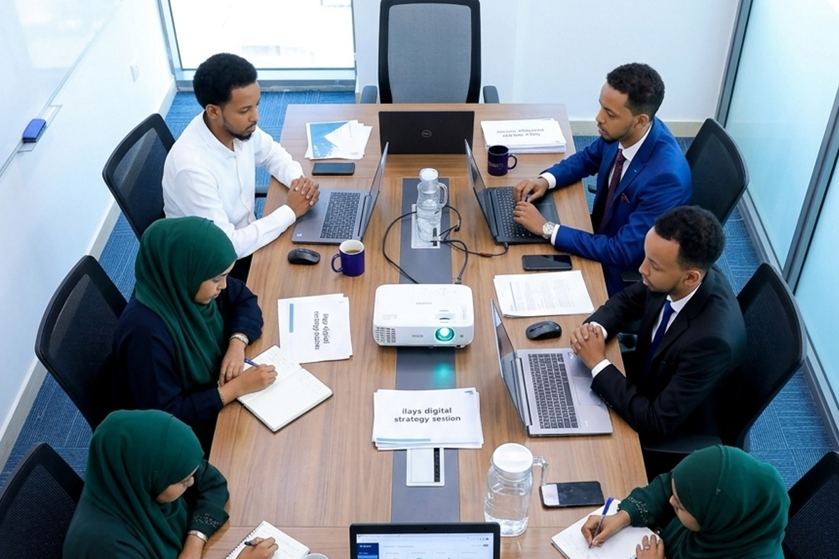 Ilays Digital team strategy session
